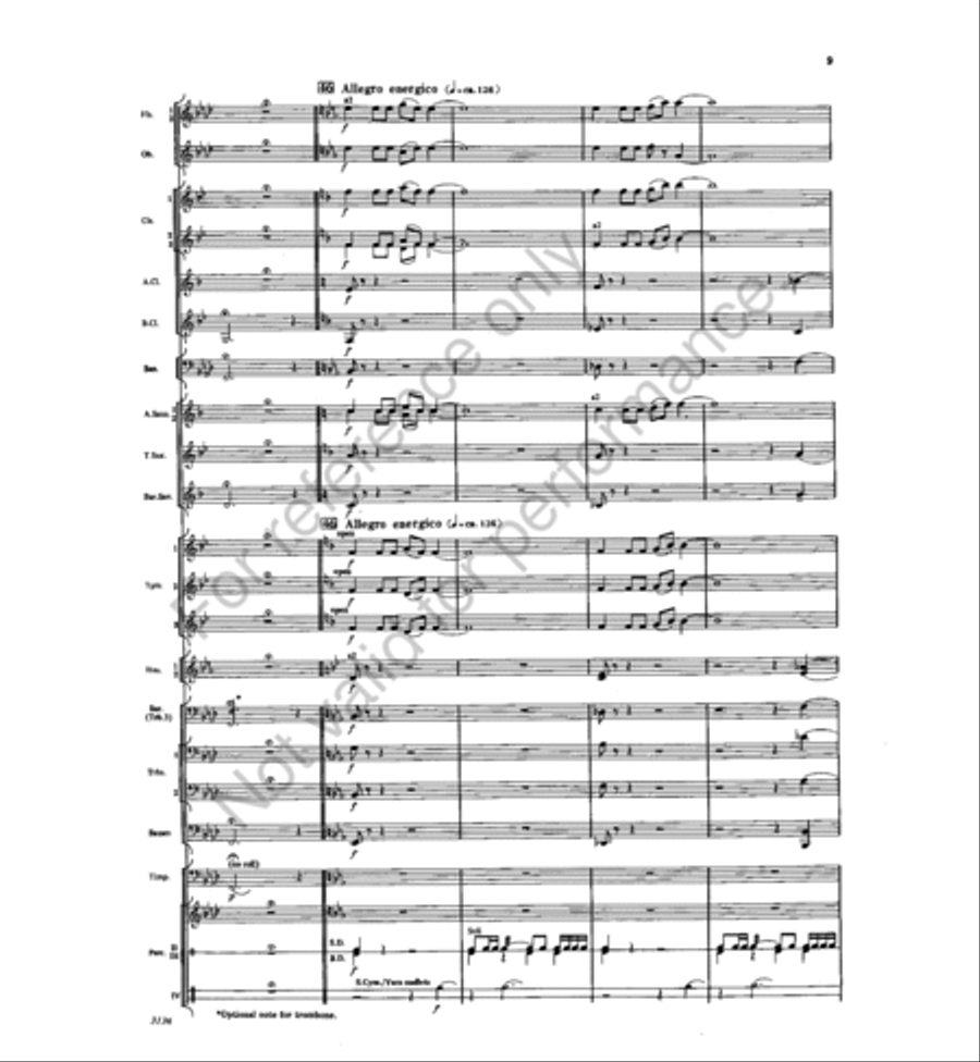 Prayer and Proclamation Concert Band scores gallery preview page 9