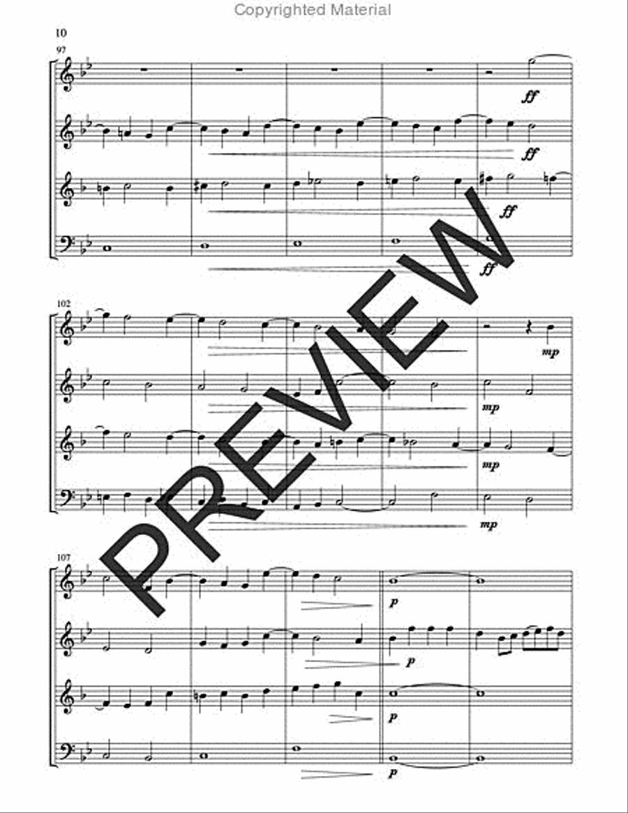 Canzon Cornetto Cornet scores gallery preview page 10
