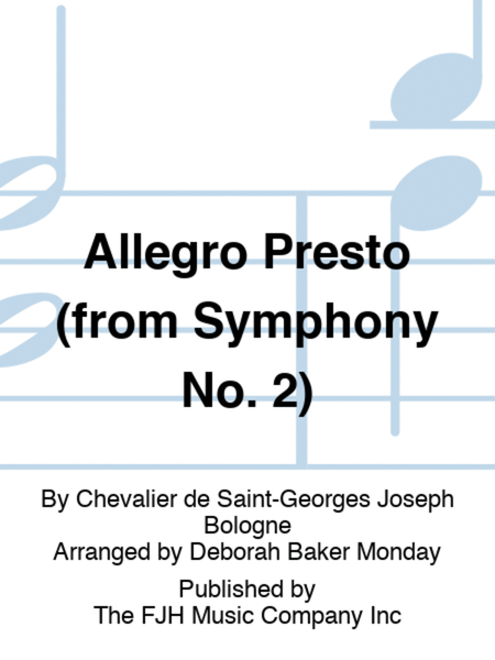 Allegro Presto image number null