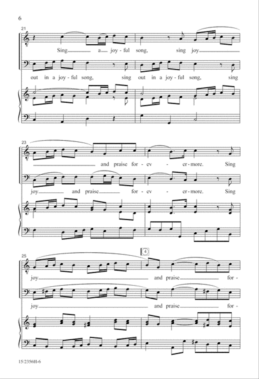 Sing for Joy! Sing for Joy! TB scores gallery preview page 6