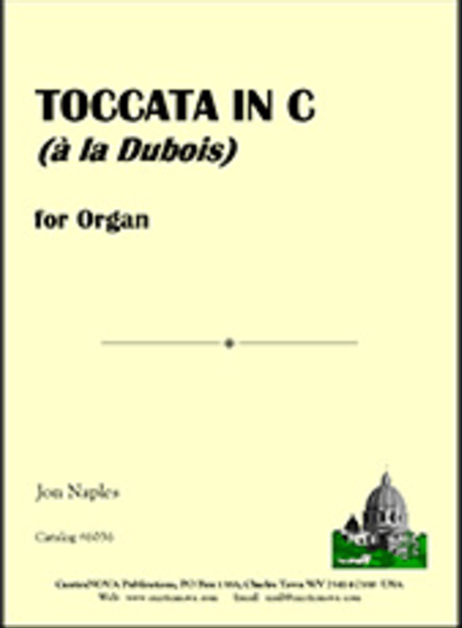 Toccata a la Dubois Organ scores gallery preview page 1