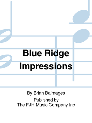 Book cover for Blue Ridge Impressions