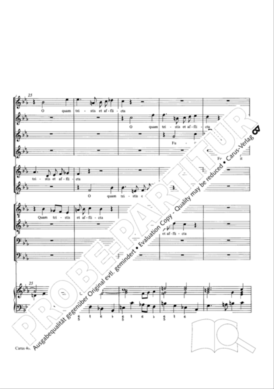 Stabat mater Choir scores gallery preview page 23