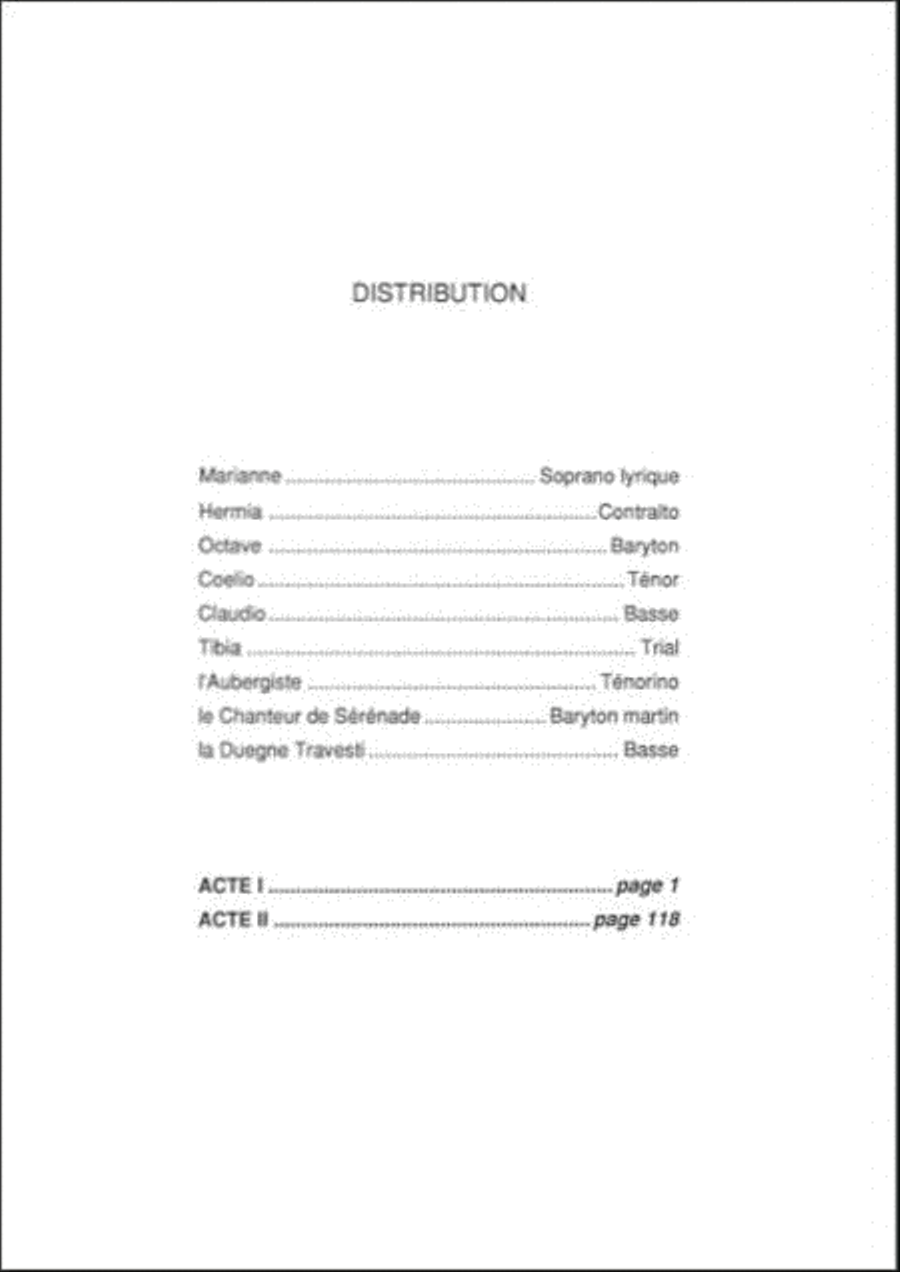 Caprices De Marianne Chant Et Piano Voice Solo scores gallery preview page 2