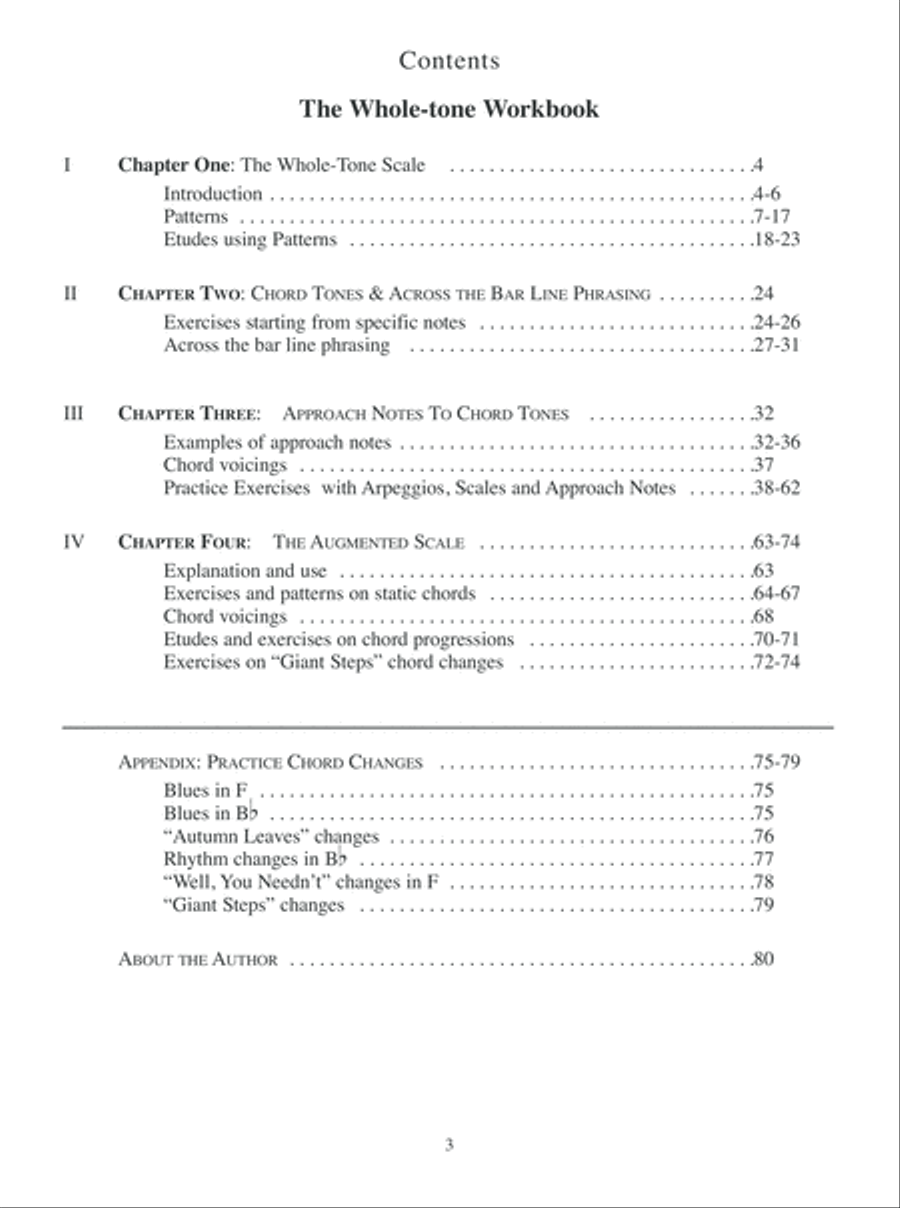 Symmetric Solutions: The Whole Tone Workbook Electric Guitar scores gallery preview page 4