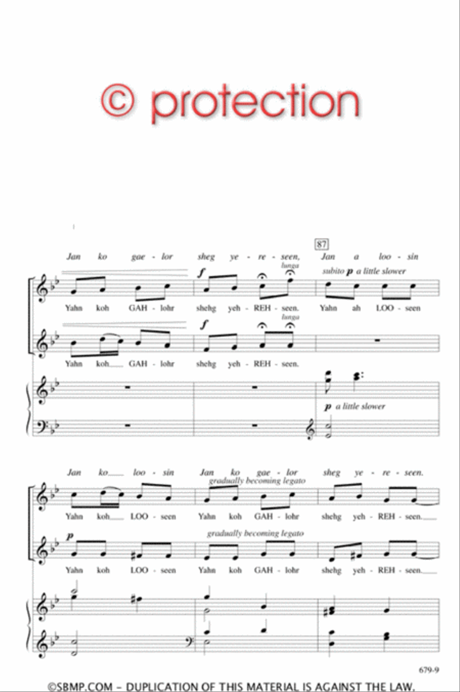 Loosin Yelav - SA Octavo SA scores gallery preview page 8