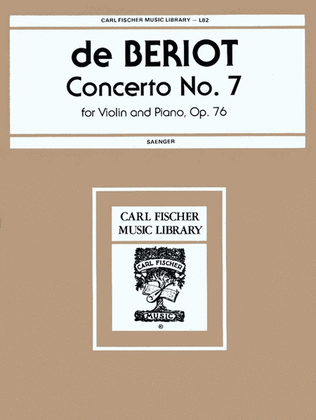 Book cover for Concerto No. 7