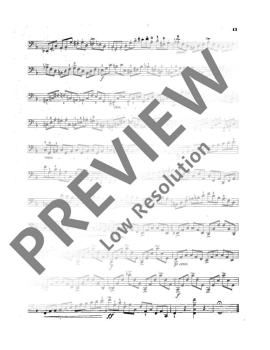 Technology of Violoncello Playing Cello scores gallery preview page 14