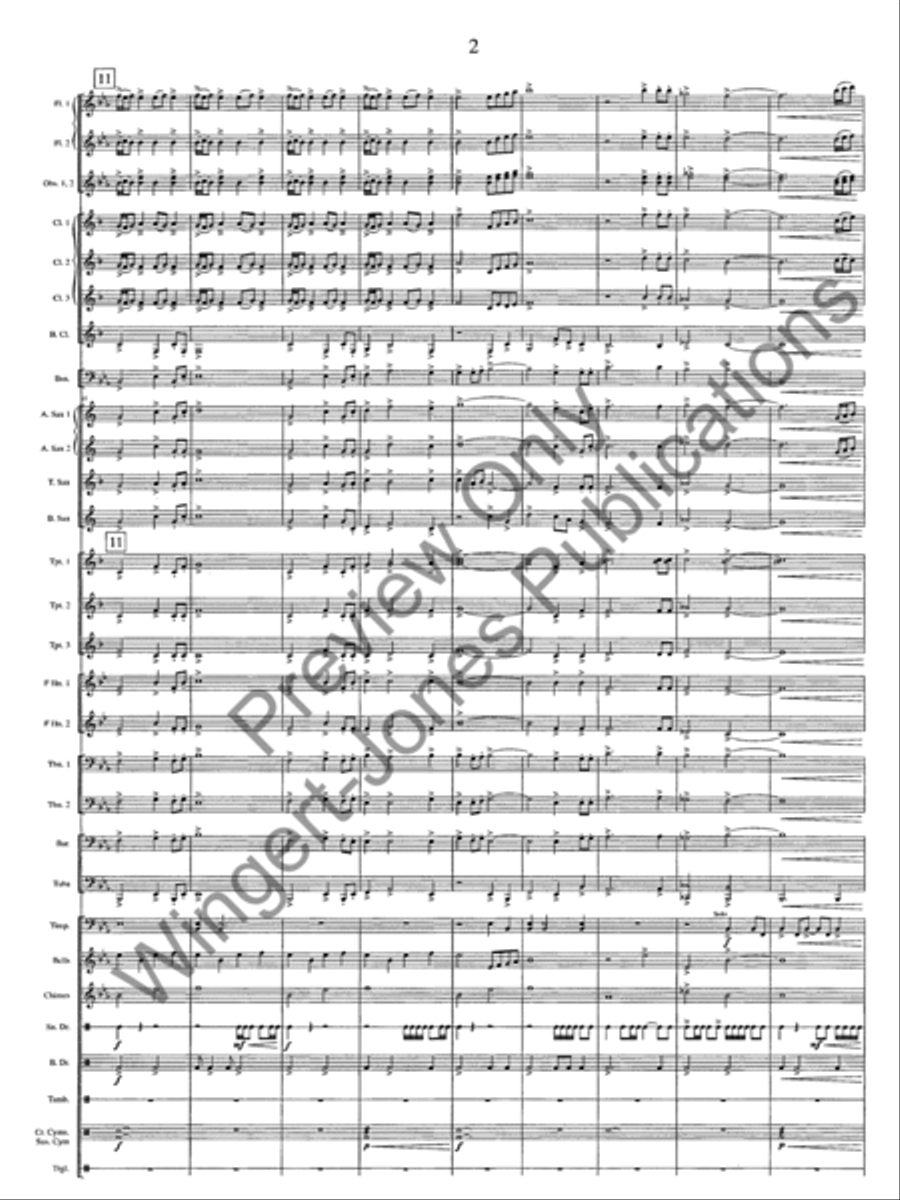 Emblem Of Freedom Concert Band scores gallery preview page 5