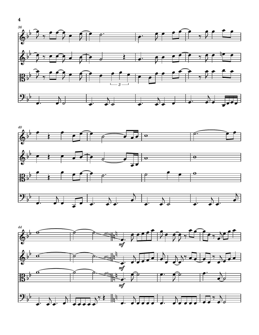 The Piper's Call String Quartet scores gallery preview page 5
