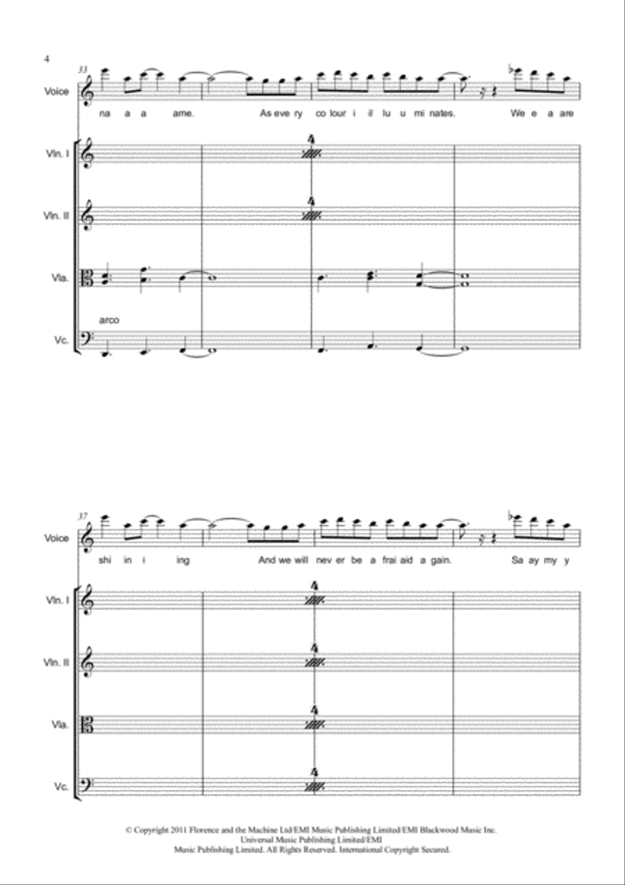 Spectrum String Quartet scores gallery preview page 4