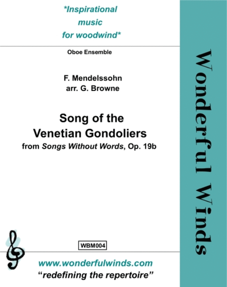 Song Of The Venetian Gondoliers image number null