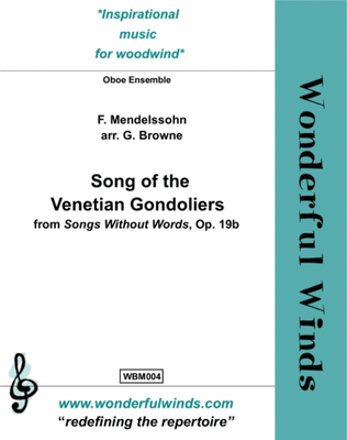 Song Of The Venetian Gondoliers