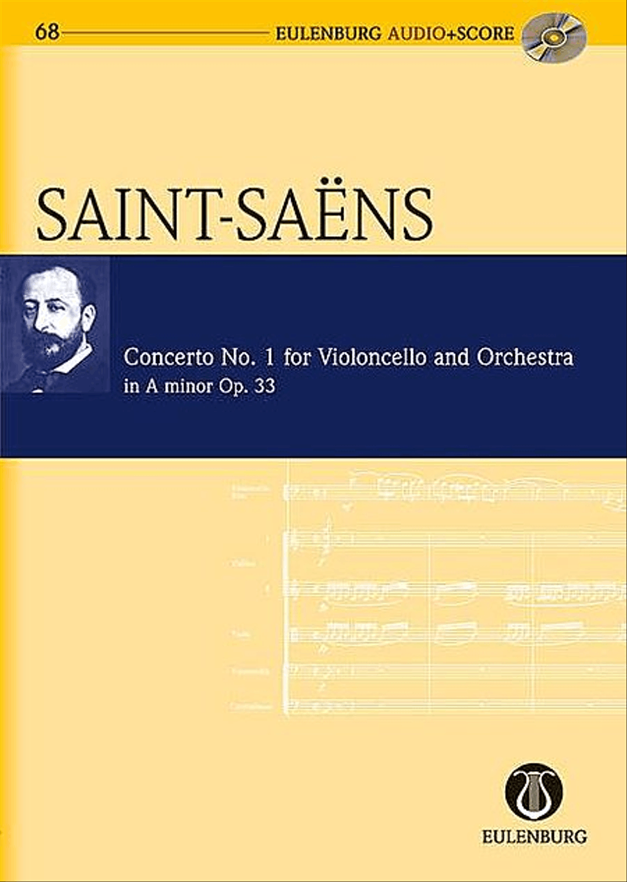 Concerto For Cello And Orchestra No. 1 A Minor Op. 33 Study Score With Cd Orchestra scores gallery preview page 1