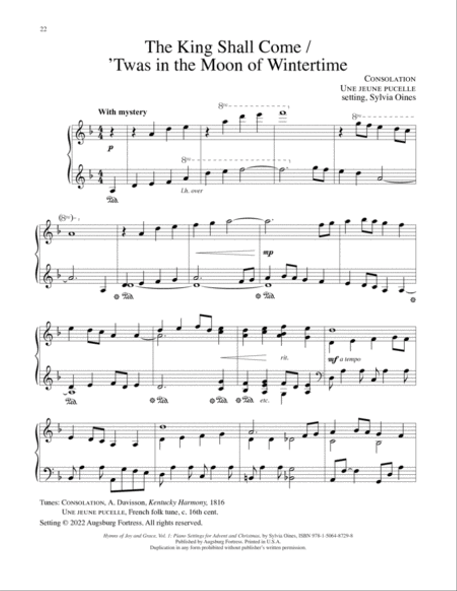 Hymns of Joy and Grace, Vol. 1 Piano Solo scores gallery preview page 11