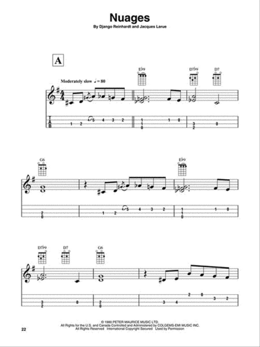 Gypsy Jazz Gypsy Jazz Ukulele scores gallery preview page 6