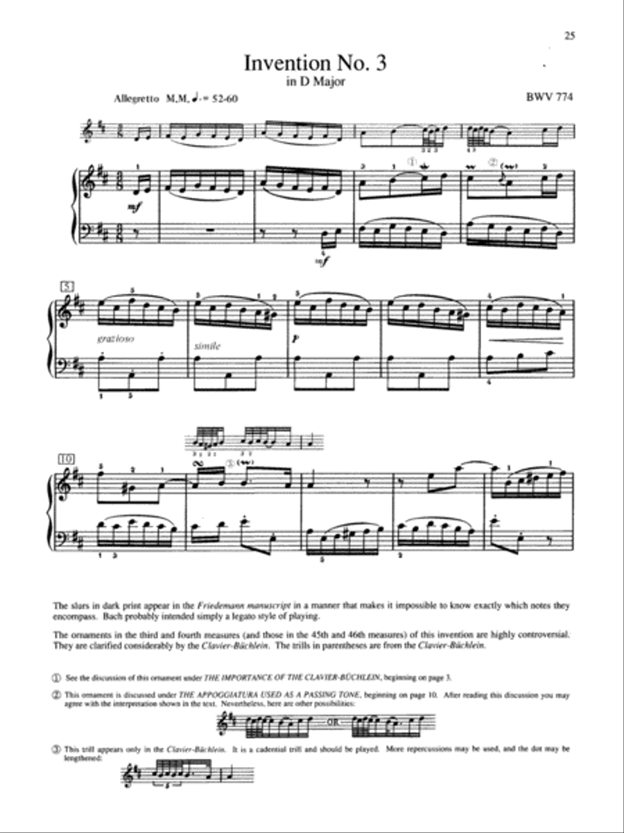 Two-Part Inventions Piano Solo scores gallery preview page 3