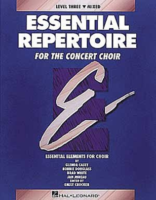 Book cover for Essential Repertoire for the Concert Choir