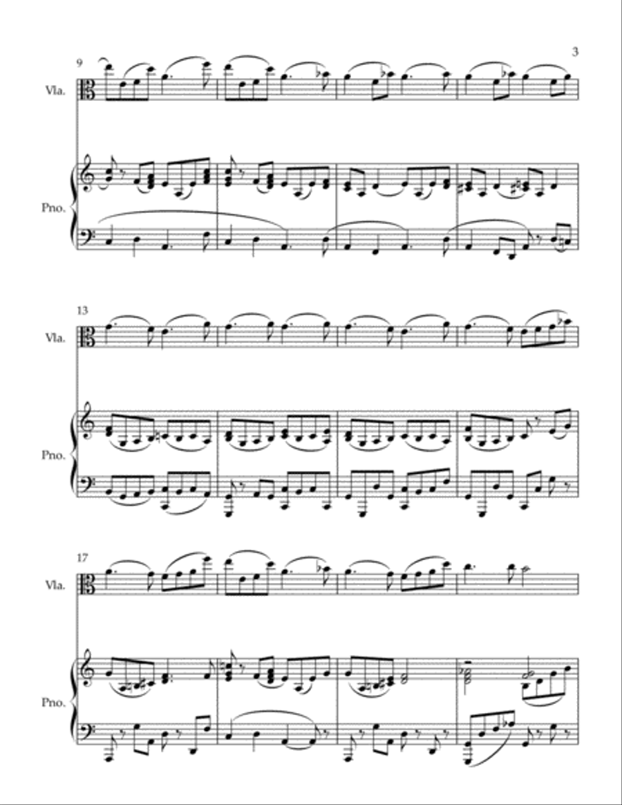 Nurse and I Viola scores gallery preview page 3