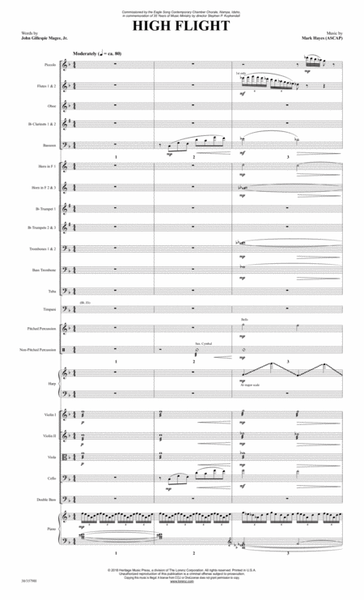 High Flight - Orchestral Score and Parts