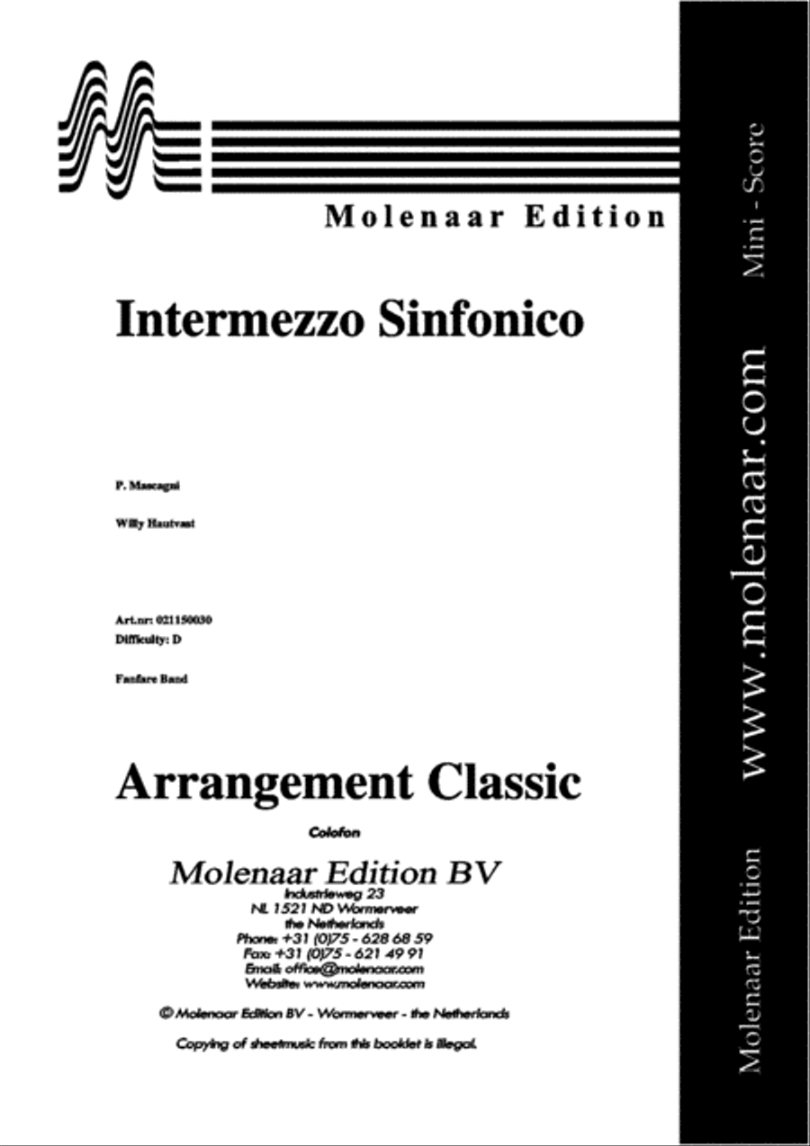 Intermezzo Sinfonico Fanfare Band scores gallery preview page 2