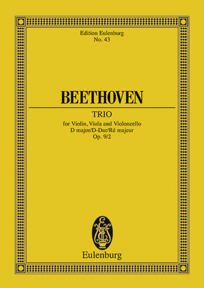 Book cover for String Trio D major
