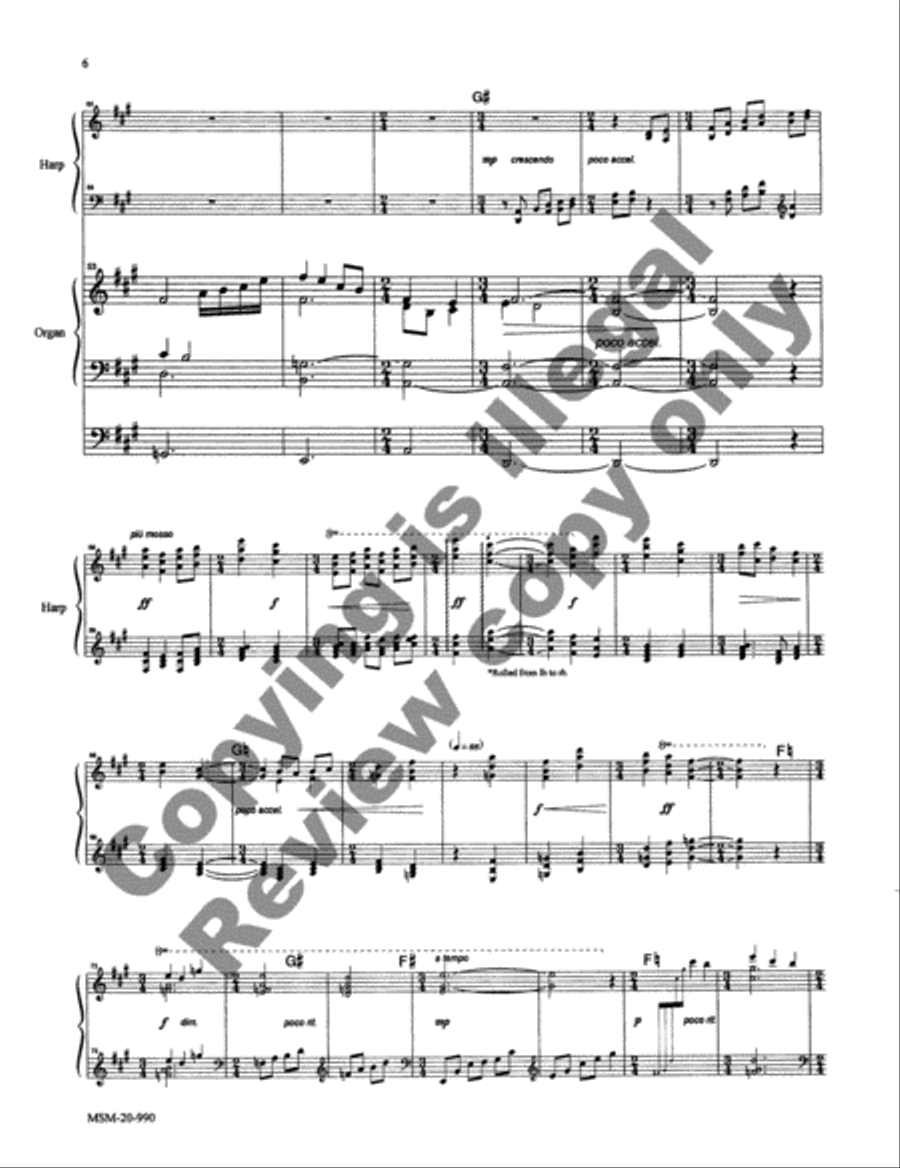 Legend for Harp and Organ