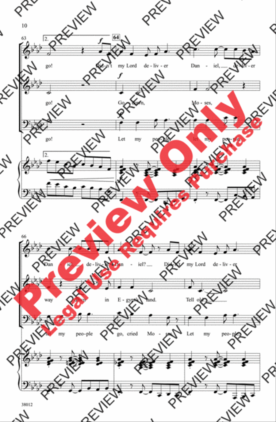 Moses and Daniel 3-Part scores gallery preview page 9