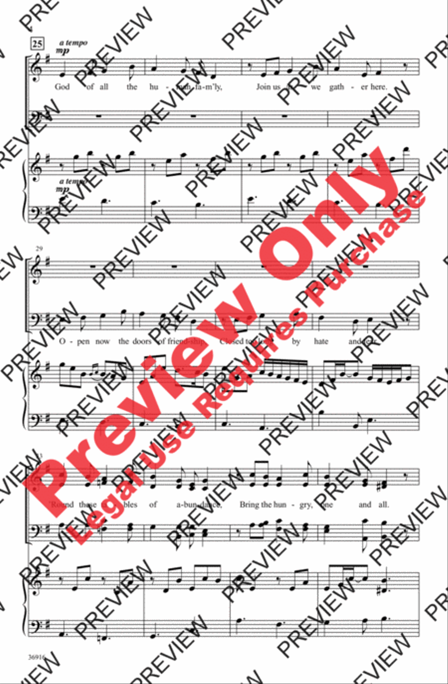 Christ, We See You Christ, We See You 4-Part scores gallery preview page 4