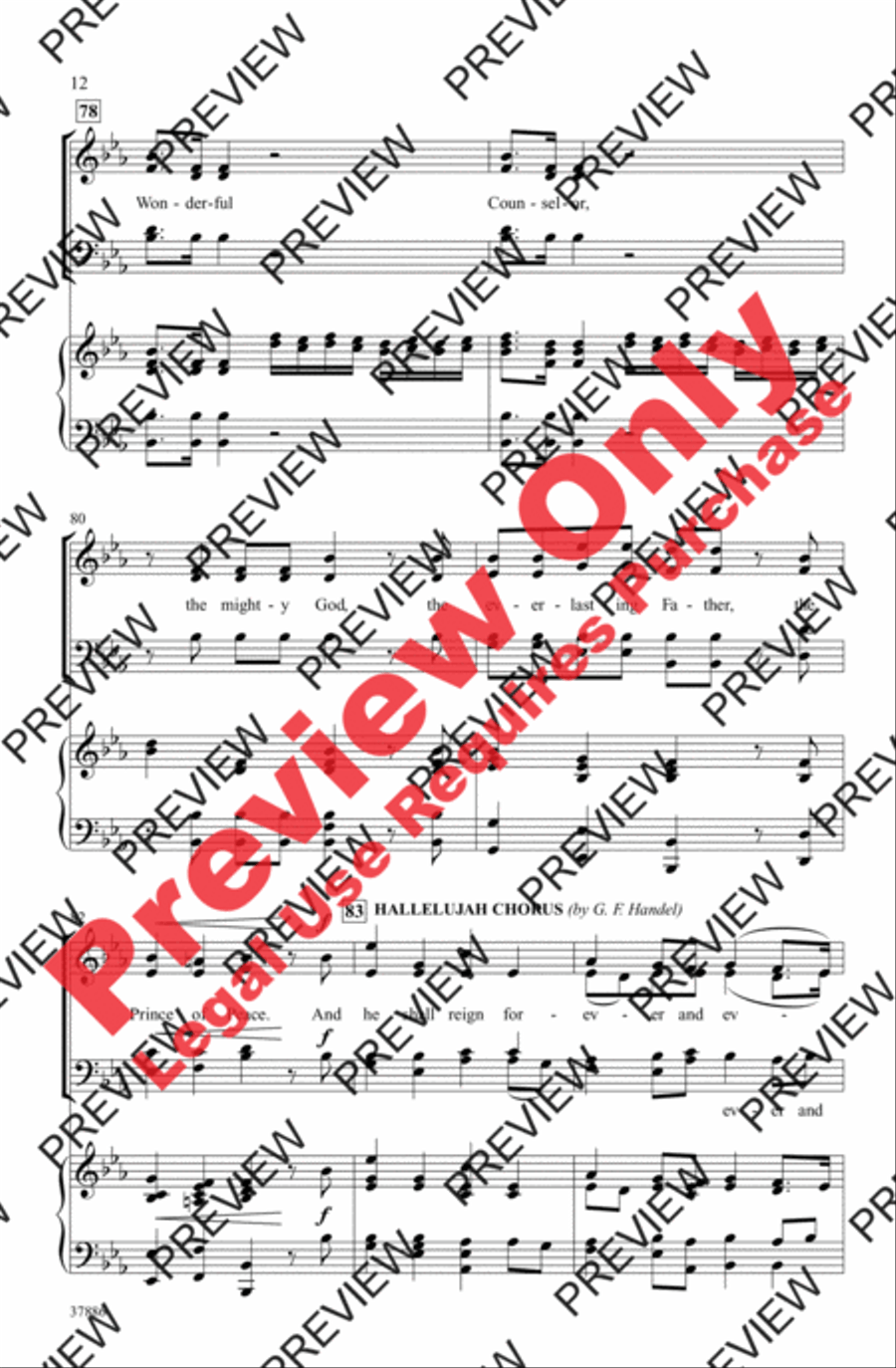 A Classic Christmas 4-Part scores gallery preview page 12