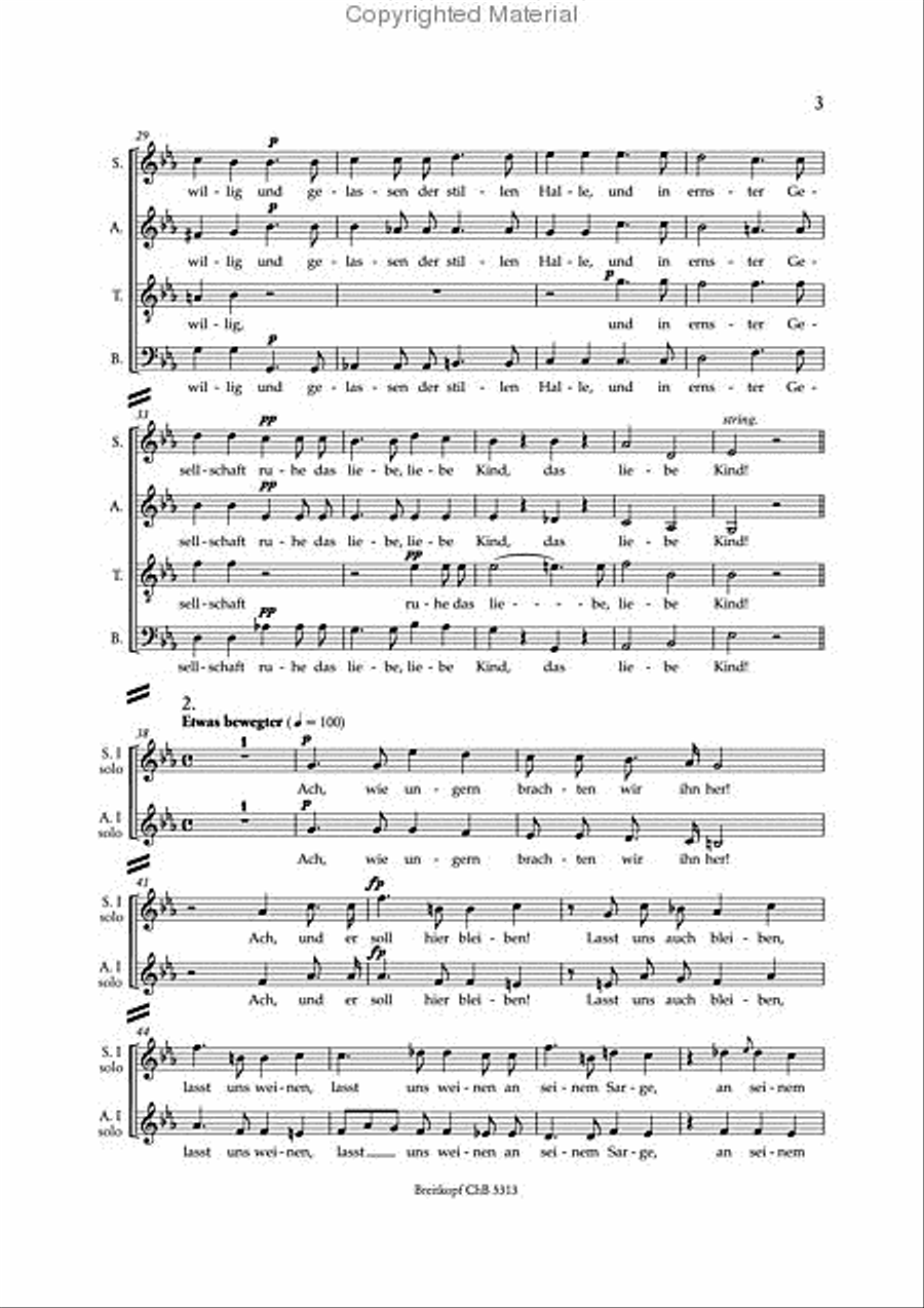 Requiem for Mignon Op. 98b Mixed Choir scores gallery preview page 4