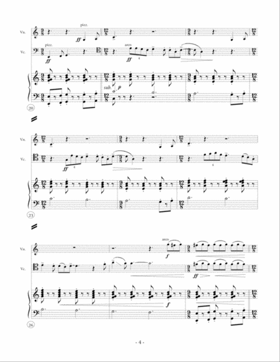 All You Need Is Love All You Need Is Love Piano Trio scores gallery preview page 4