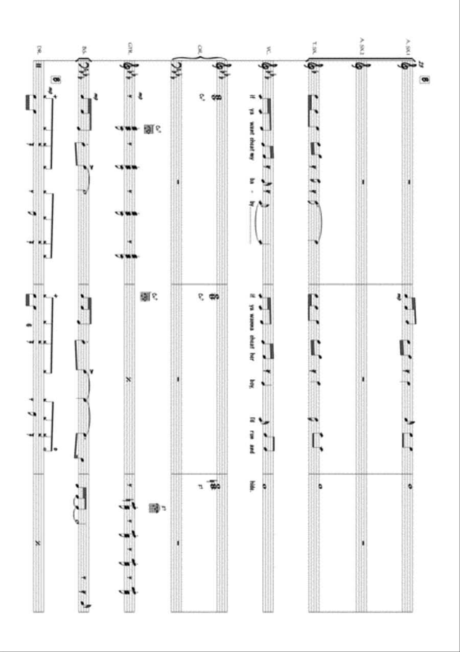 JAMAICAN EYES Small Ensemble scores gallery preview page 6