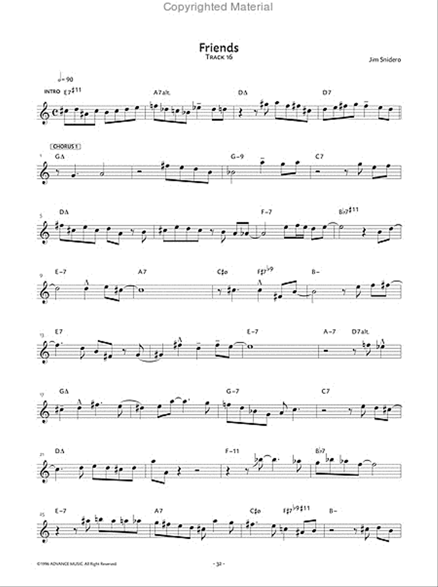 Jazz Conception Alto & Baritone Saxophone Baritone Saxophone scores gallery preview page 14