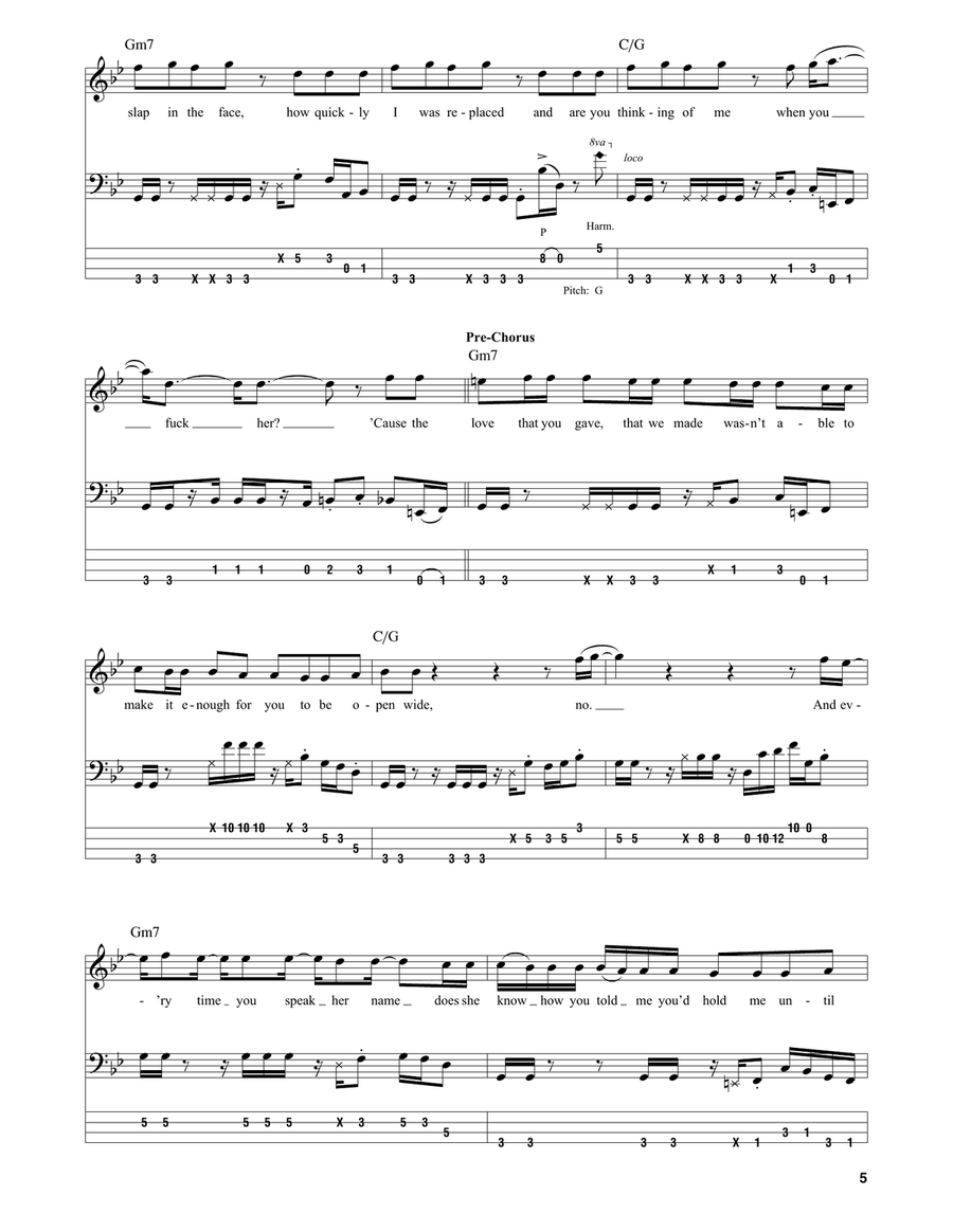 You Oughta Know You Oughta Know Acoustic Guitar scores gallery preview page 5