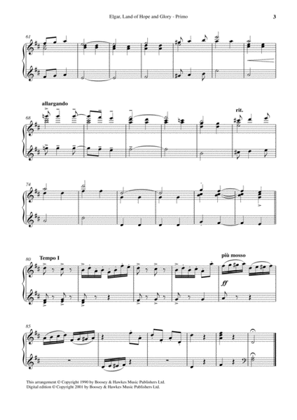 Land Of Hope And Glory (March No. 1 from Pomp And Circumstance)