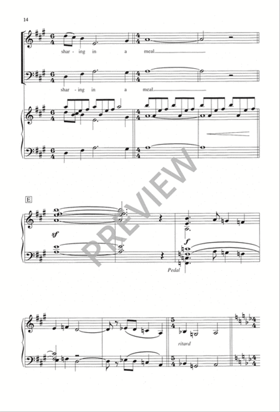 Hymn of Thanksgiving 4-Part scores gallery preview page 15