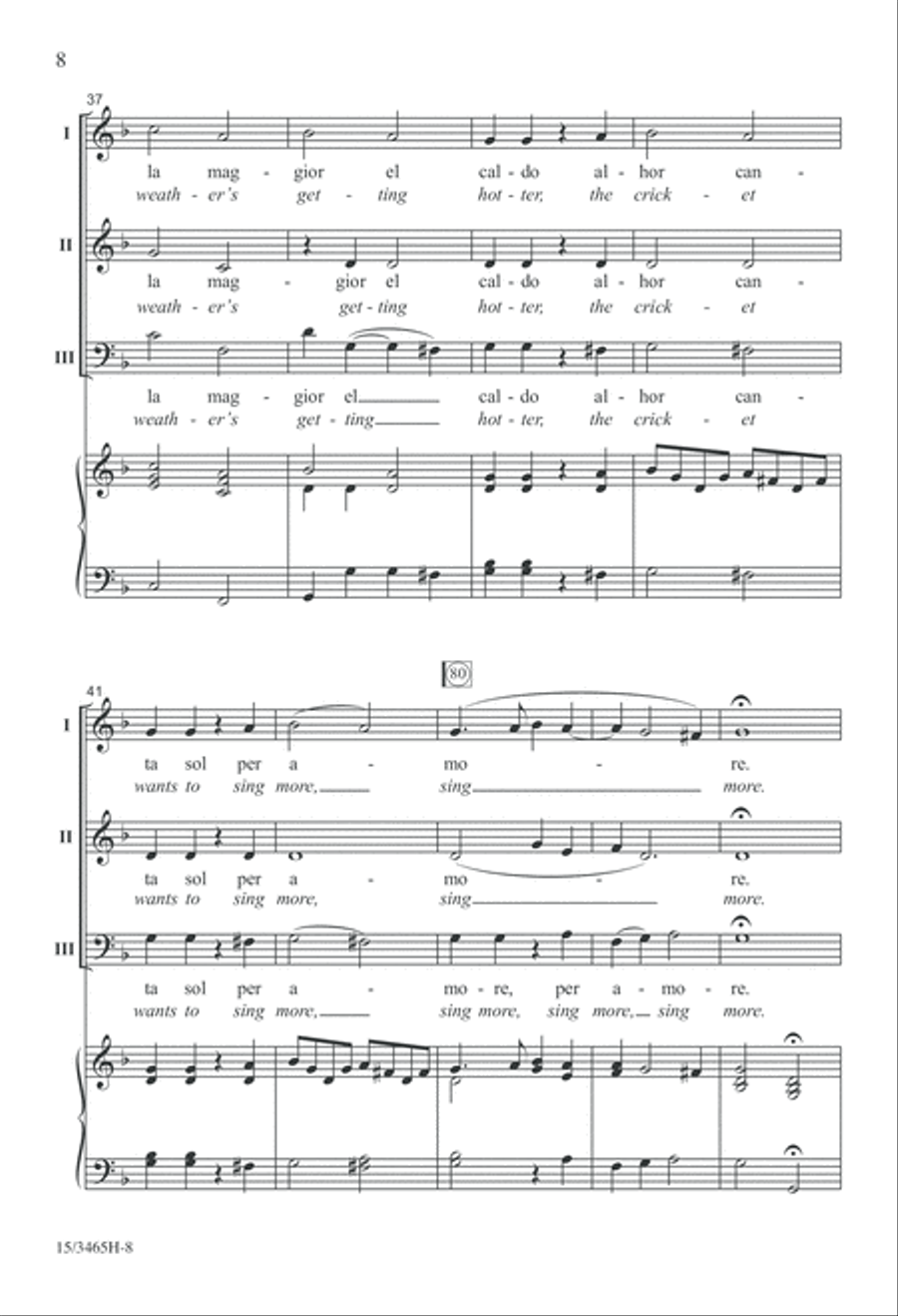 El Grillo 3-Part scores gallery preview page 8