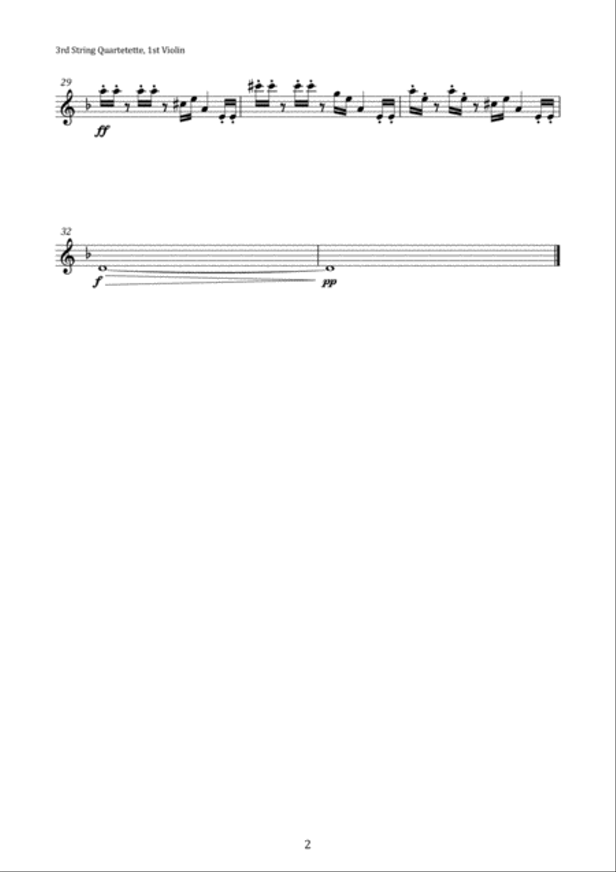 String Quartetette No 3 String Quartet scores gallery preview page 2