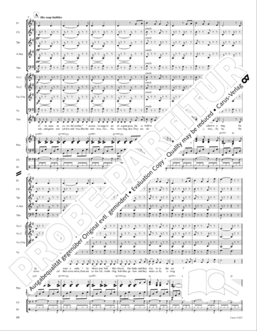 Circus Allegro Choir scores gallery preview page 69