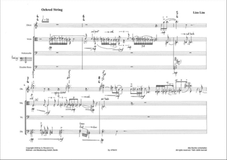 Ochred String Ochred String Cello scores gallery preview page 2