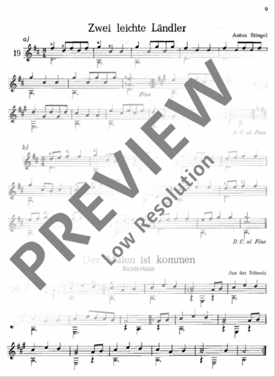 Guitar Playing for Beginners Easy Guitar scores gallery preview page 10