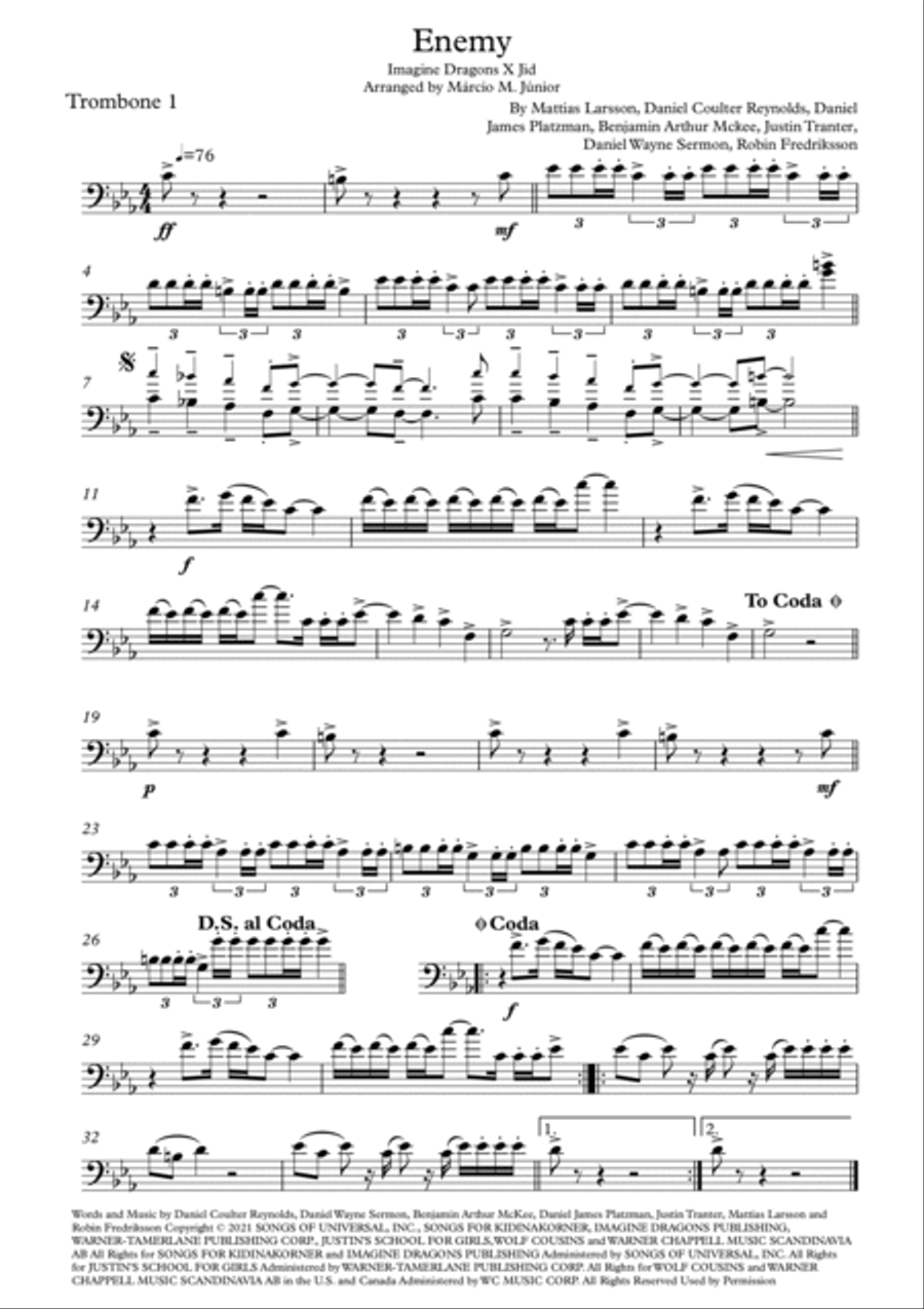 Enemy Brass Ensemble scores gallery preview page 4