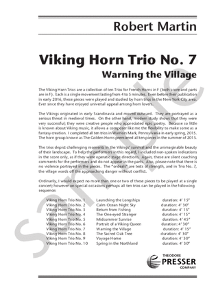 Viking Horn Trio No. 7