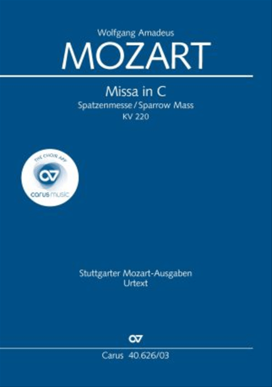 Mass in C Major 4-Part scores gallery preview page 1