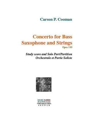 Concerto for Bass Saxophone and Strings