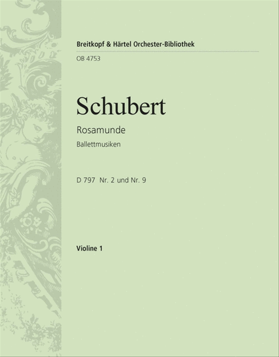 Rosamunde, Princess of Cyprus D 797 [Op. 26] by Franz Schubert Orchestra - Sheet Music