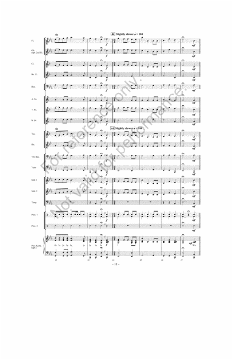 Songs Of Christmas Cheer! Concert Band scores gallery preview page 10