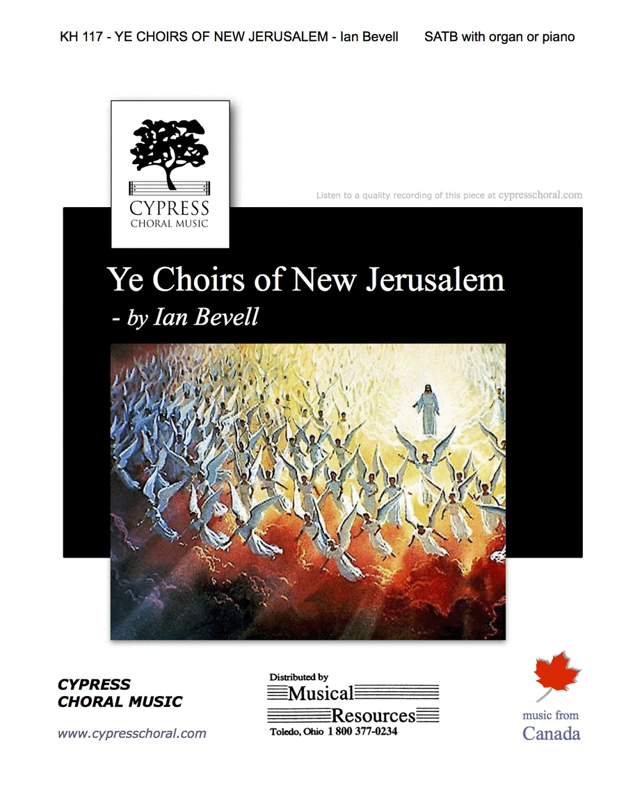 Ye Choirs Of New Jerusalem 4-Part scores gallery preview page 1