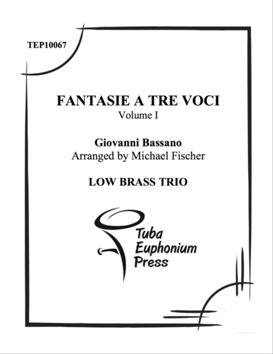 Fantasie a tre voci (fantasie for three instruments) Brass Trio scores gallery preview page 1